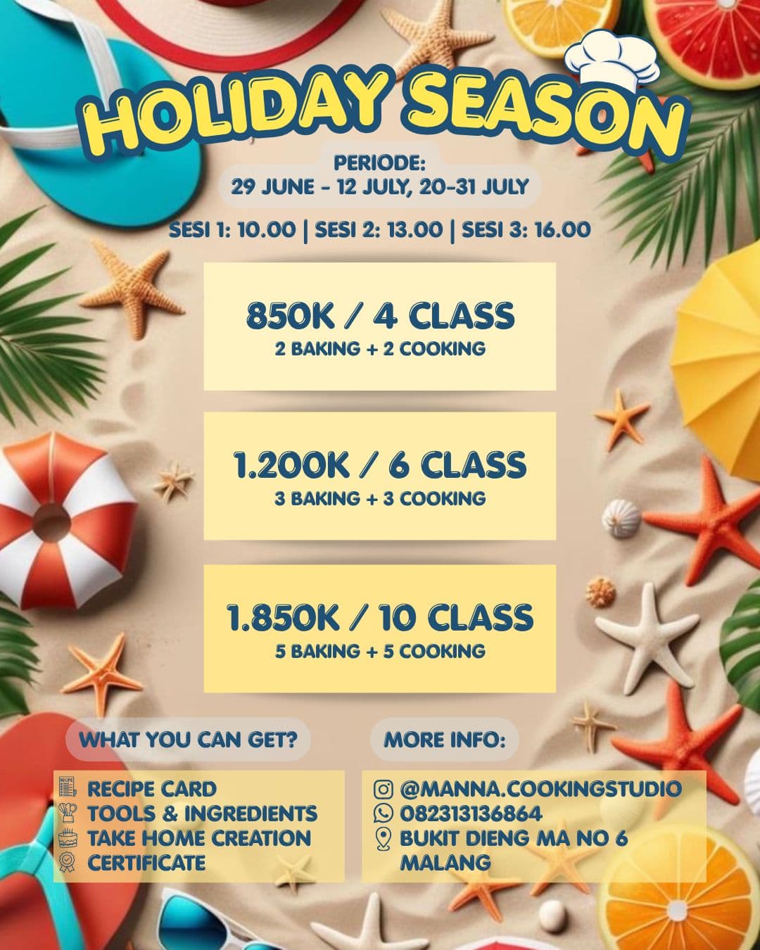 Holiday season cooking session at Manna Cooking Studio